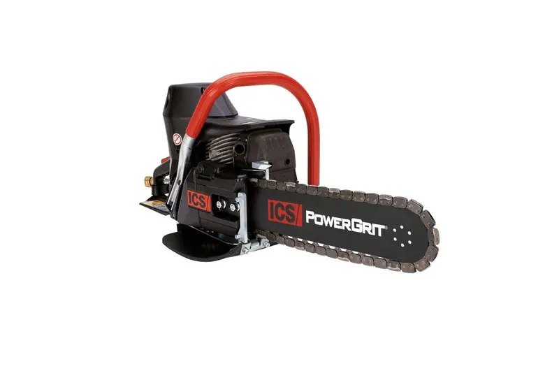ICS 680ES-10 PG Gas-Powered Cut-Off Saw – 10″ (25 cm) Guide Bar with PowerGrit Chain (SKU 580423)