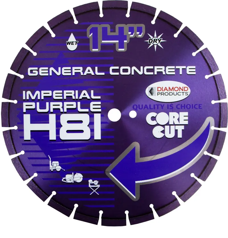 Imperial Purple High-Performance Diamond Cutting Blades