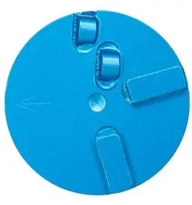 ITS Dual Half-Round PCD Diamond Pucks with Stabilizer Segments