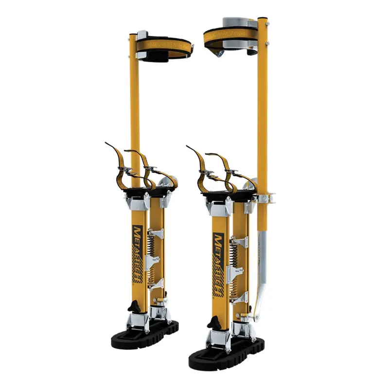 Jobsite Series Drywall Stilts – Adjustable 18–30 Inch Height Range