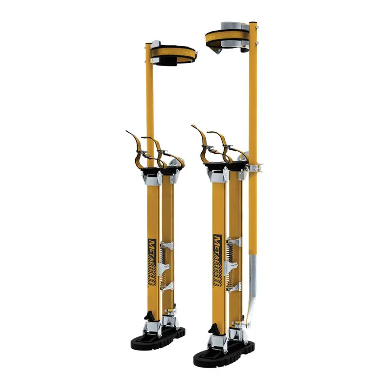 Jobsite Series Extended-Range Drywall Stilts – 24–40 Inch Height Adjustment