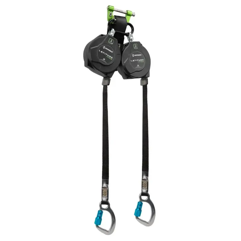 Latitude Edge 8-Foot Dual-Web Self-Retracting Lifeline with Dual-Anchor Support