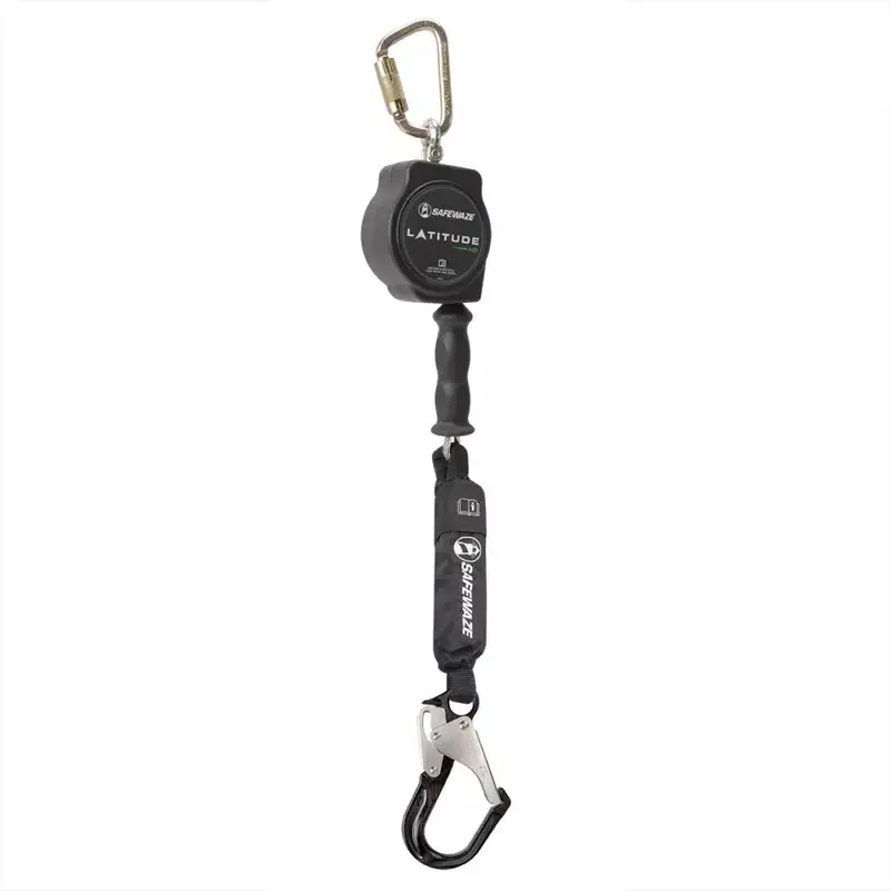 Latitude HD 10-Foot Single-Cable SRL-P with Carabiner and Hook Attachment