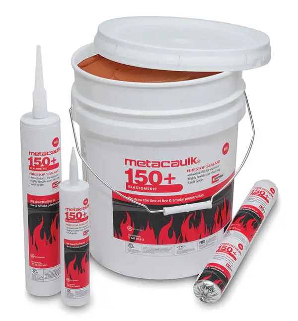 Metacaulk MC 150+ Firestop Sealant – Intumescent Grey Caulk for Passive Fire Protection