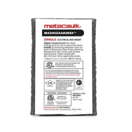 Metacaulk Standard Box Guard – 50-Unit Pack