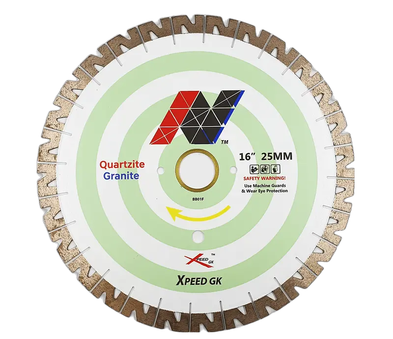 N-Series Silent Bridge Saw Blade – Optimized for Quartzite & Ultra-Hard Stone (14″–18″)