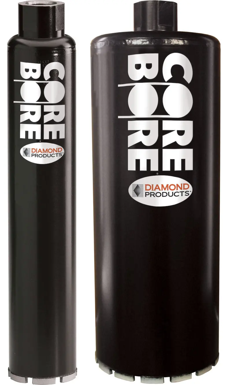 Premium Black Open-End Wet Core Drill Bits – P0L