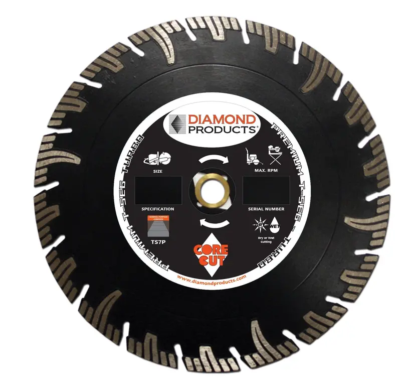 Premium T-Seg Turbo High-Speed Diamond Blade