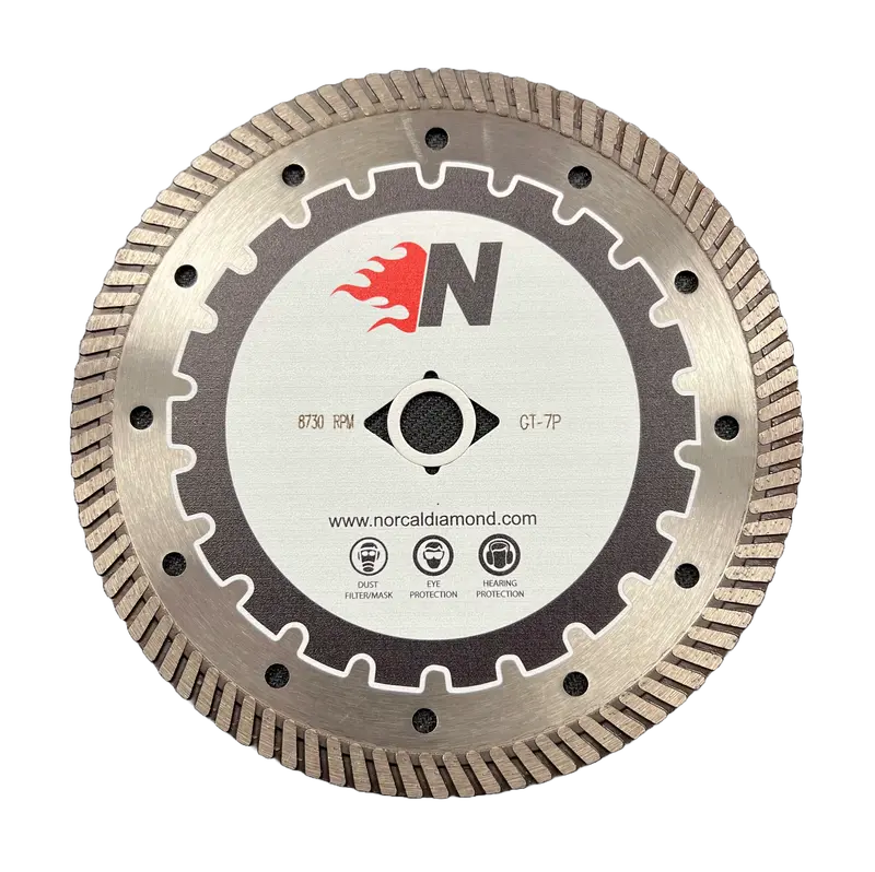 Premium Turbo Diamond Blades – Extended Life & Faster Cutting