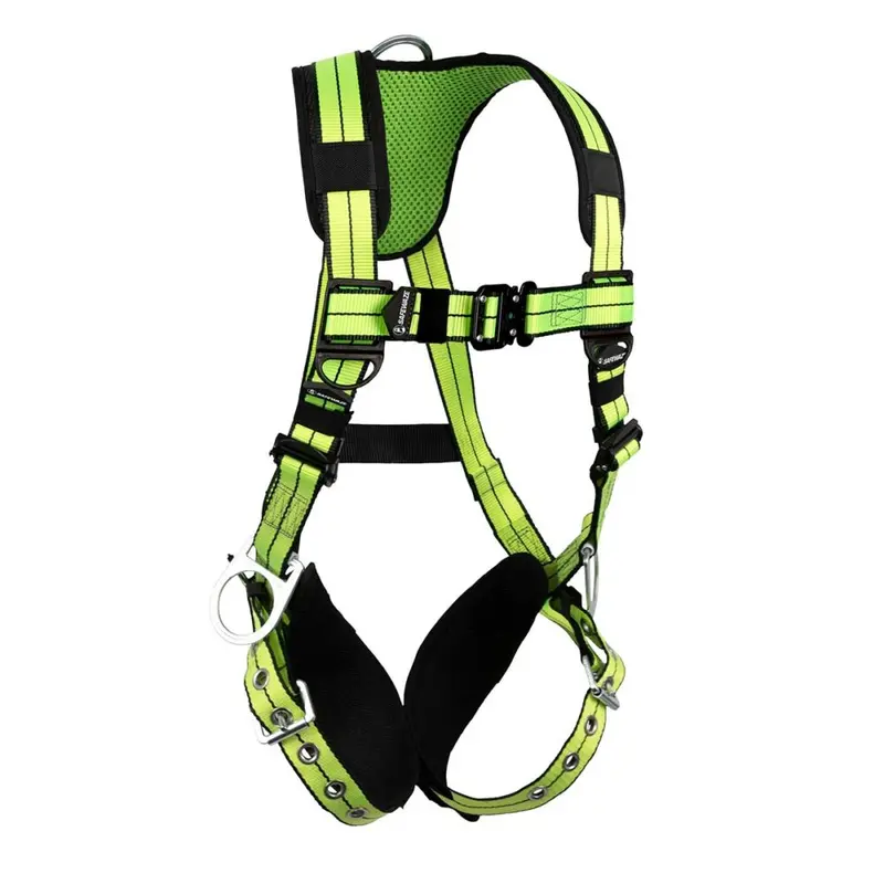 PRO+ Full-Body Fall Arrest Harness – 3D D-Rings, Quick-Connect Chest, Tongue-Buckle Legs