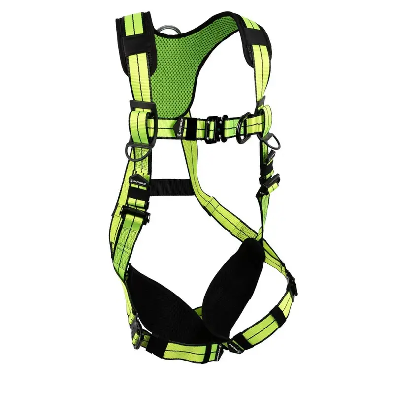 PRO+ Full-Body Safety Harness – 1D Back D-Ring, Quick-Connect Chest & Legs, Front D-Ring