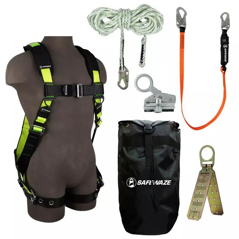 PRO Rooftop Bag Kit – Premium Energy-Absorbing Lanyard Bundle