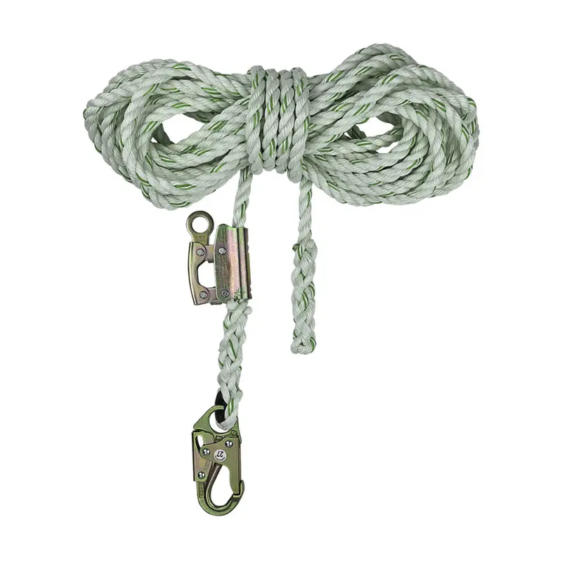 PRO-Series Vertical Lifeline Kit Featuring Snap Hook and Rope Grab