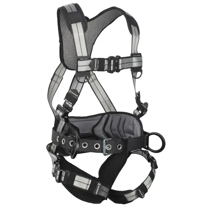 PRO+ Slate Construction Harness with Aluminum 3D Back and Unified Quick-Connect Chest/Leg System