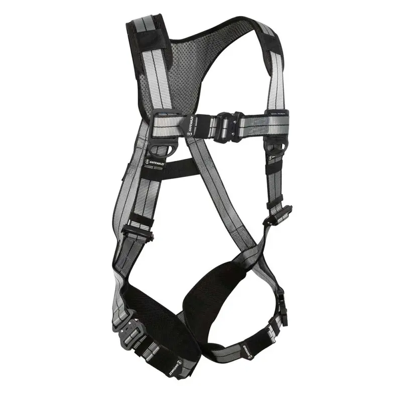 PRO+ Slate Full-Body Harness – Aluminum 1D Back D-Ring, Quick-Connect Chest & Leg Straps