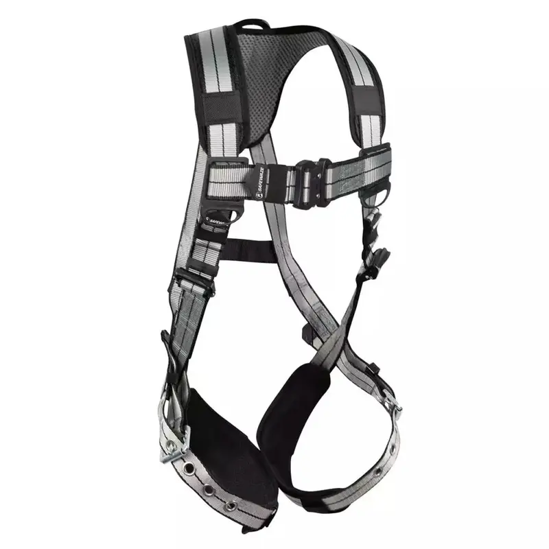 PRO+ Slate Full-Body Harness – Aluminum 1D Back D-Ring, Quick-Connect Chest, Tongue-Buckle Legs