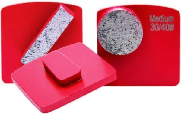 Redi-Lock 120-Grit Medium-Bond Single-Round Diamond Polishing Pad