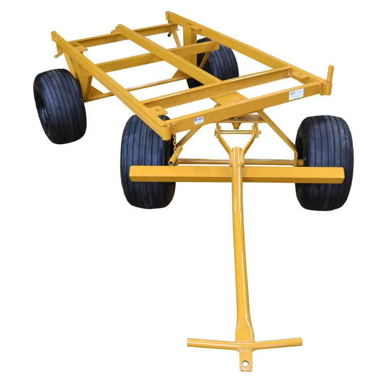 Roofmaster Heavy-Duty Four-Wheel Trailer – 30″ x 60″ Deck, 18 x 8.50 Solid Tires