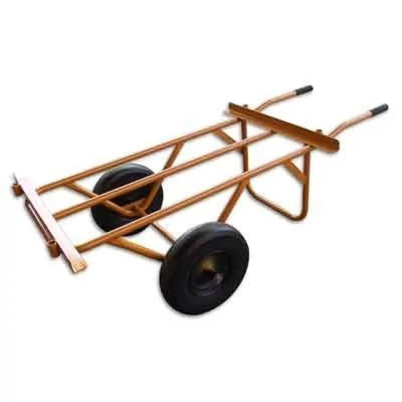 Roofmaster Heavy-Duty Two-Wheel Material Cart – 4″ x 8″ Pneumatic Tires