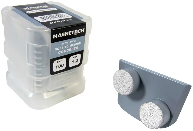 SG24-2500M Magnetach Wheel Pack – Medium Hardness, G100 Grade, 100-Piece Set