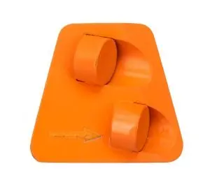 SM Two Full Round PCDs Mounted on Beveled Plate