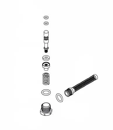 Smith Performance™ 184102 Viton® Replacement Kit for Nylon-Handle Brass Shut-Off Valves