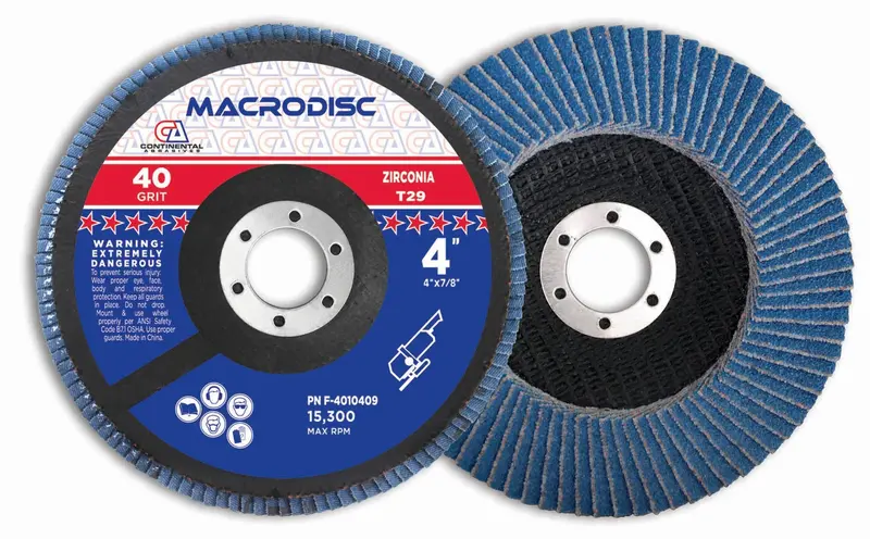 Standard Zirconia-Alumina Flap Discs – Durable, Pack of 10