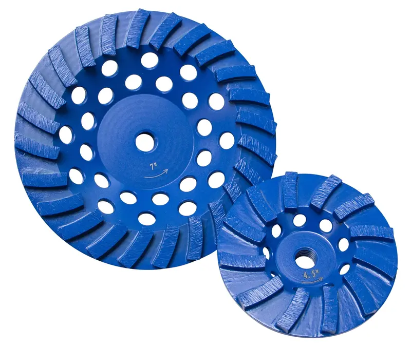 Star Blue Spiral Turbo Diamond Cup Wheel