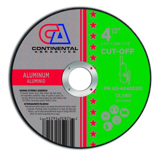 T1 Aluminum-Specific Cutting Wheel – Optimized for Non-Ferrous Metals, Pack of 50