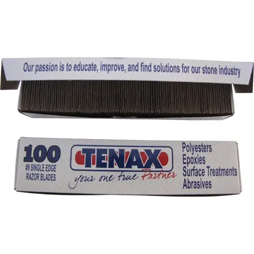 Tenax #9 Razor Blades – Professional-Grade Replacement Blades, 100-Count Box