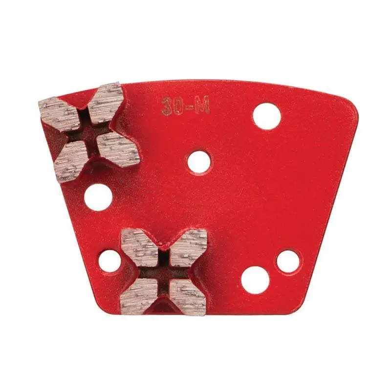 Trapezoidal Bolt-On Diamond Segments – Double X Pattern