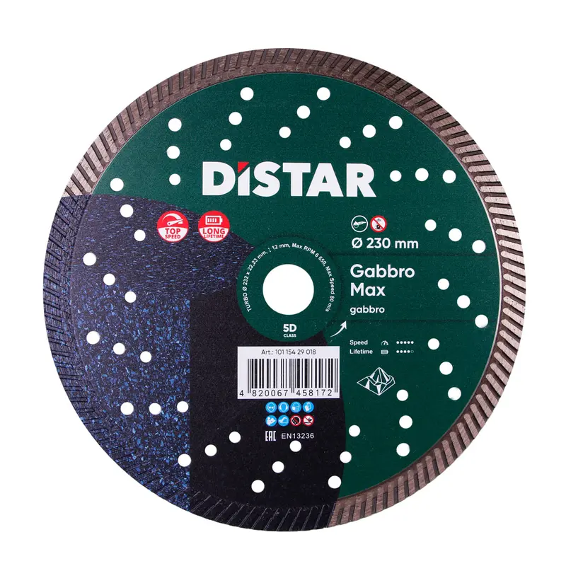 Turbo 232 Gabbro Max Diamond Cutting Blade – 3-Blade Set