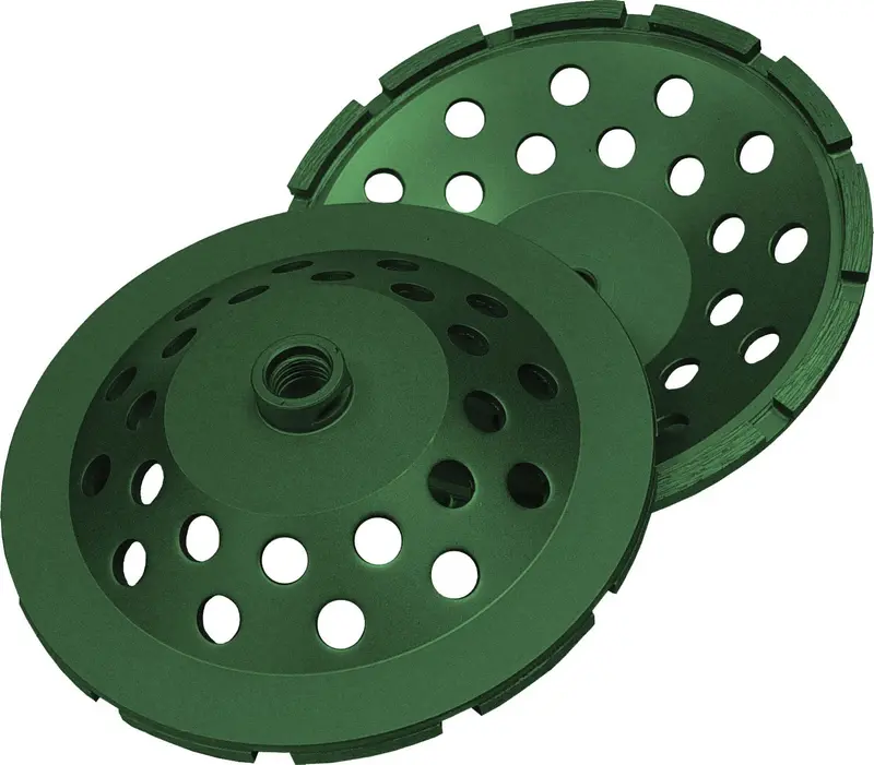 Utility Green Segmented Diamond Cup Wheel