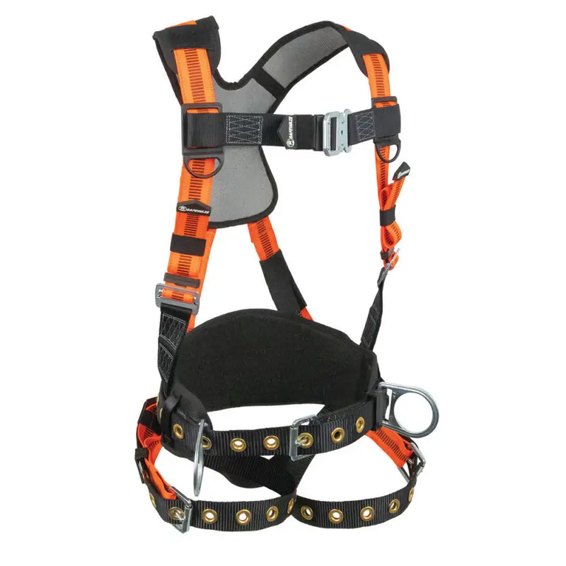 V-Line Construction Full Body Harness: 3D Design with Quick-Connect Chest and TB Legs