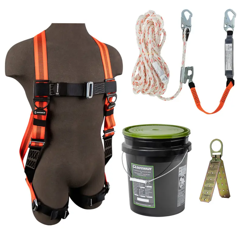 V-Line Rooftop Bucket Access Kit: FS99280-E Harness, VLL 018-7005 & FS870 Anchor