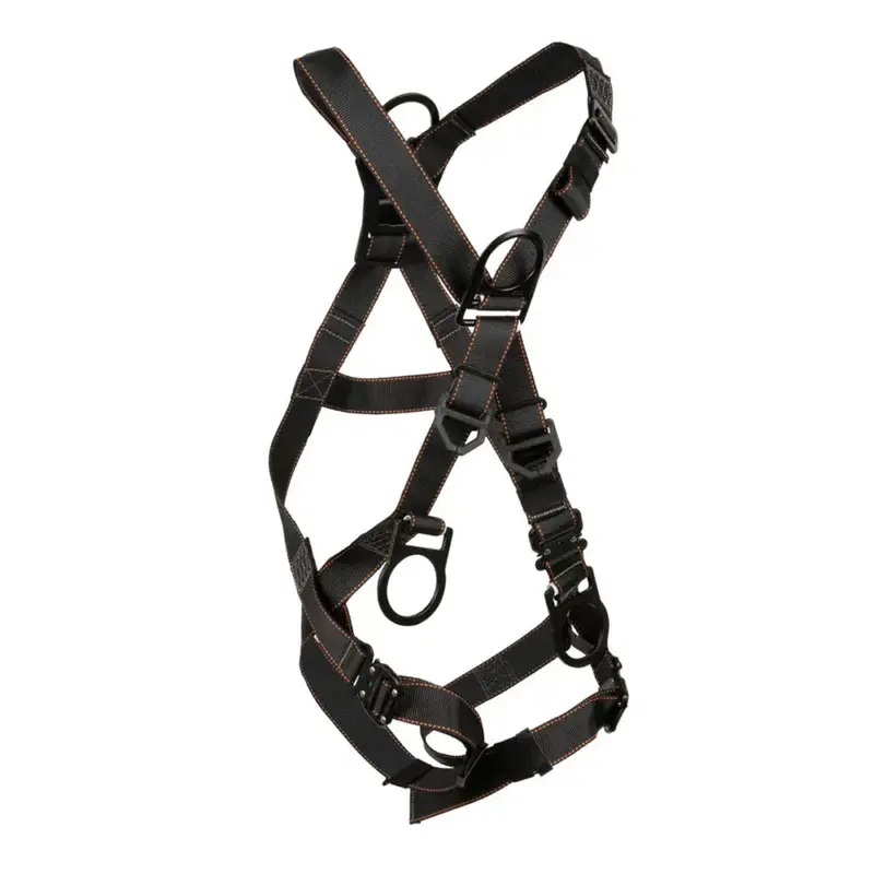 V-Select Crossover Full-Body Harness: 3D Anchorage, QC Torso, FD Front D-Ring, and QC Legs