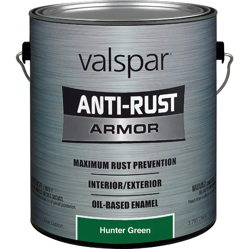 Valspar Hunter Green Oil-Based Gloss Rust-Inhibiting Enamel Paint – 1 Gallon 1