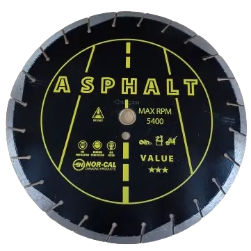 Value Asphalt-Cutting Blades for 5–13 HP Equipment