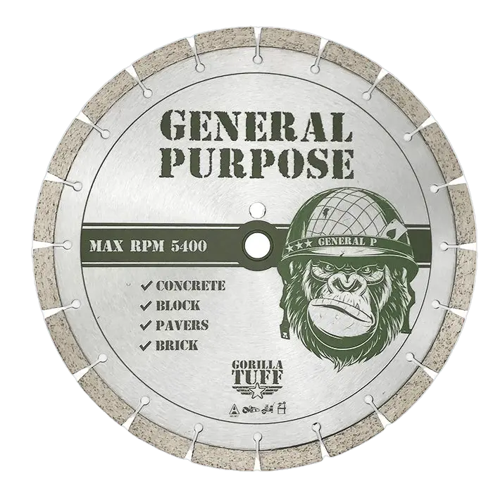Versatile Segmented Diamond Blades for General Cutting Tasks