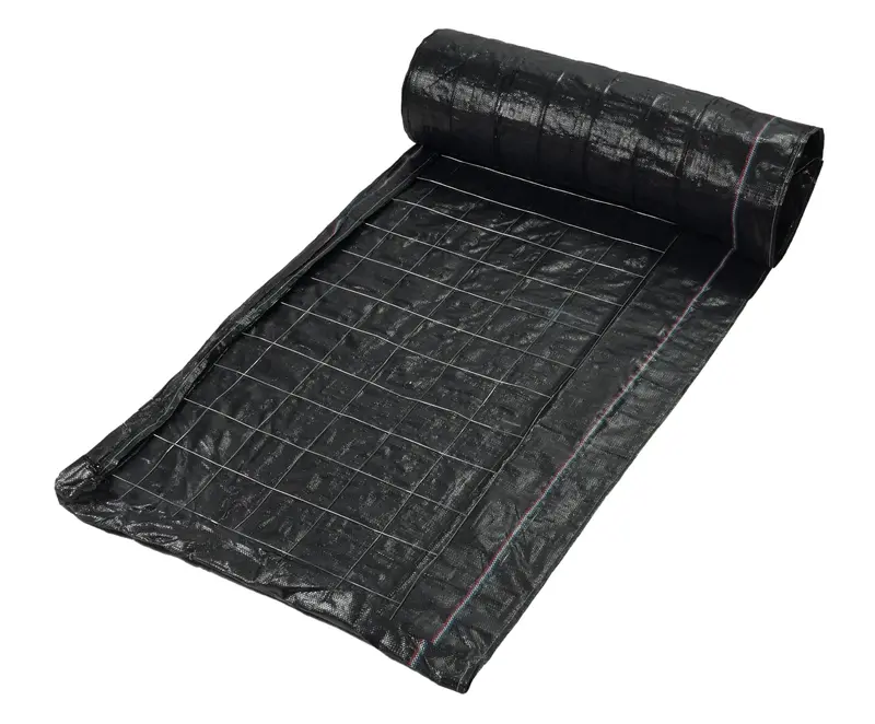 Wire-Backed Black Silt Fence Fabric