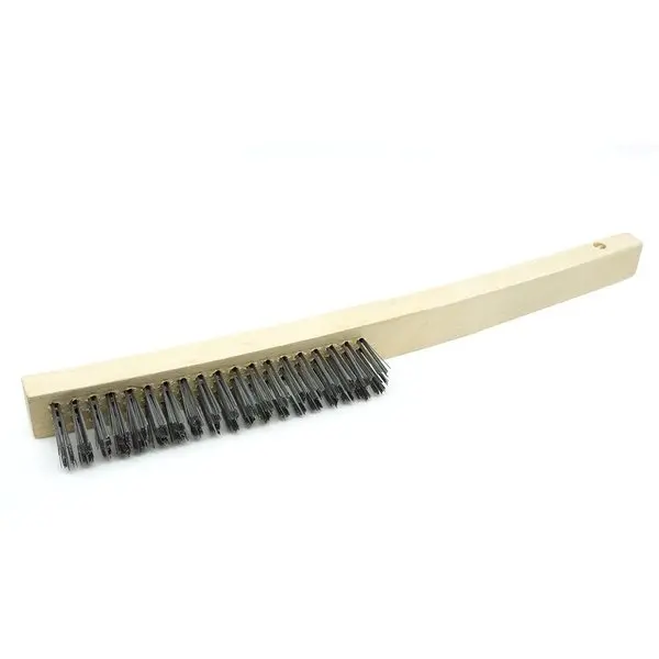 Wooden Handle Wire Brush – Pack of 12