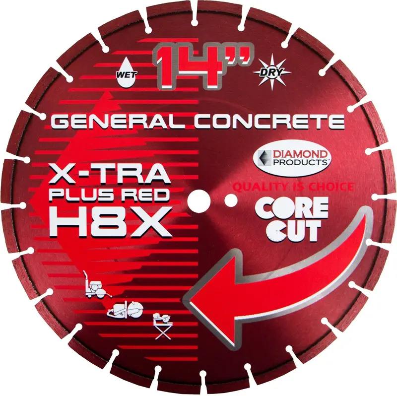 X-tra Plus Red High-Speed Turbo Diamond Blades