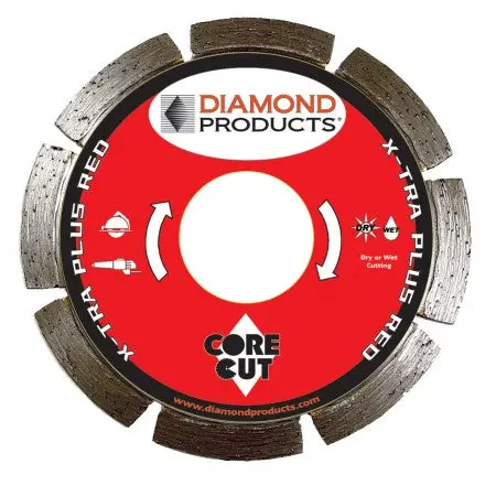 X-tra Plus Red Segmented Diamond Blade – Compact Diameter Design