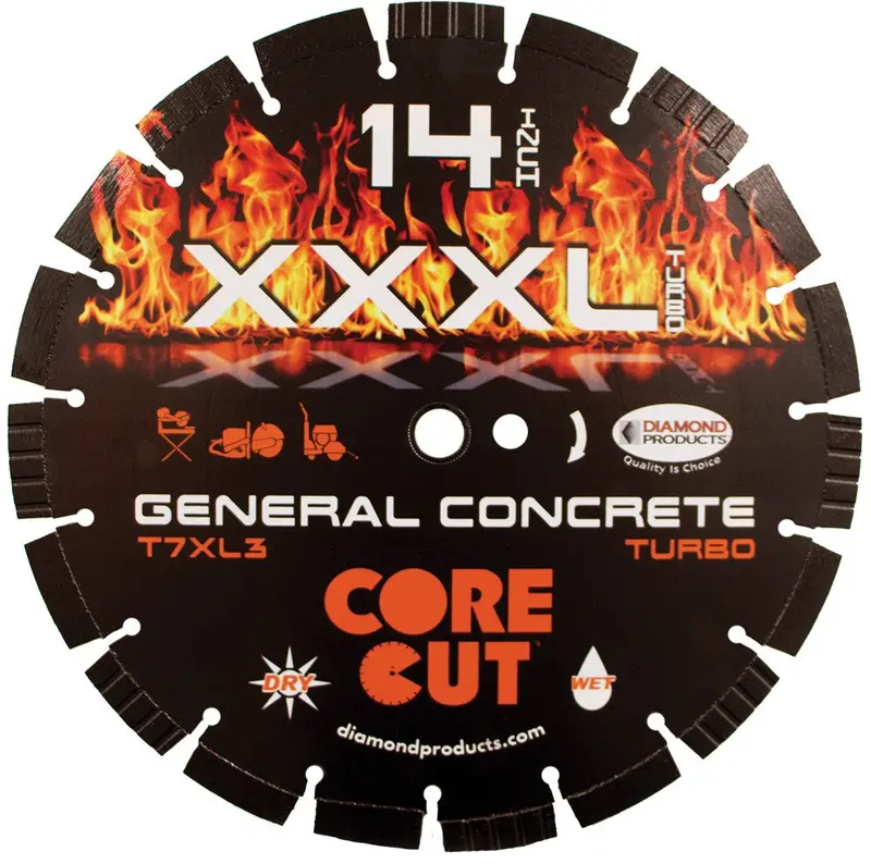 XXXL-Turbo Specialty Diamond Blade for Demanding Applications