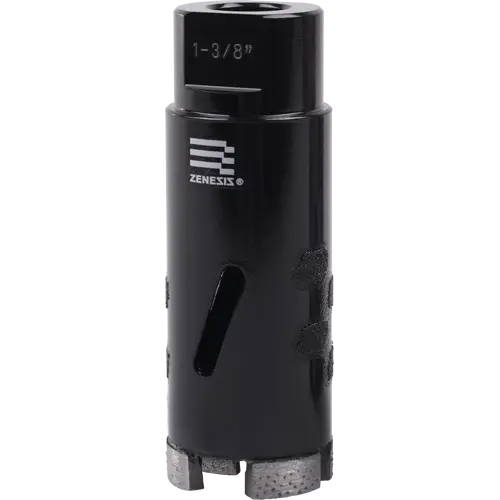 Zenesis Black Dry Core Bits – Enhanced Heat Resistance for Air-Cooled Operation