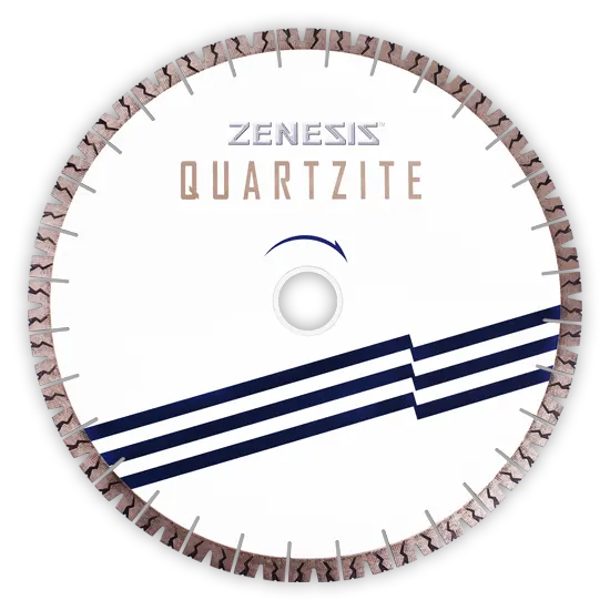 Zenesis Quartzite-Optimized Bridge Saw Blades