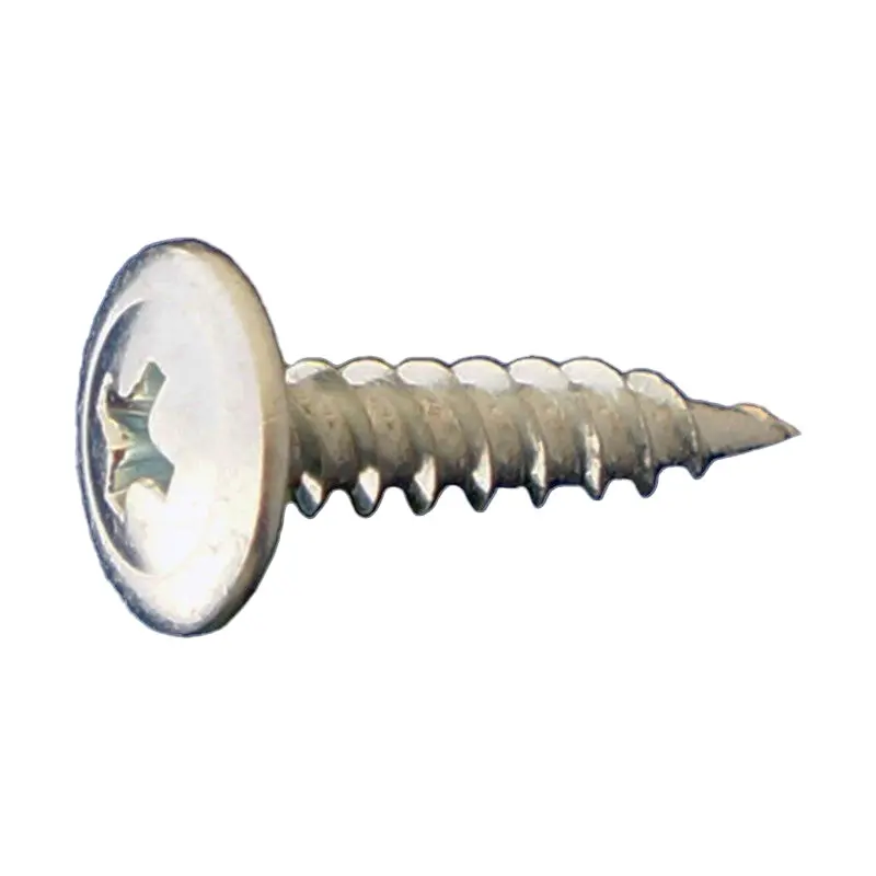 Zinc-Plated Phillips Modified Truss Wafer Screws – #8