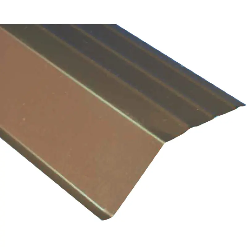 Amerimax Galvanized Steel Roof Apron Flashing, 5-Inch Width, Brown Finish 1