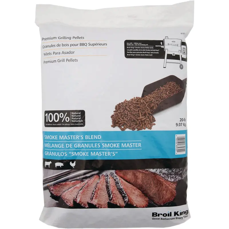 Broil King Smoke Master'S Blend Pellets – 20 Lb Maple/Hickory/Cherry Mix 1