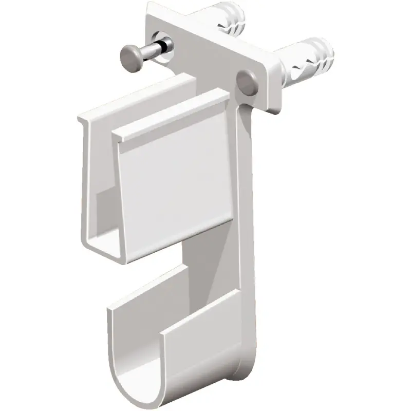 Closetmaid Superslide White Resin Wire Shelf Support Bracket Set 1